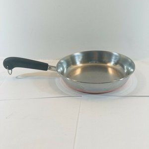 Revere Ware 9 in Copper Bottom Skillet NO LID